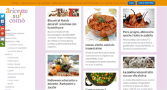 Desktop Screenshot of 3ricettesulcomo.it